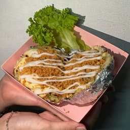  🐔Seaweed Chicken Floss Cheese Potato 海苔鸡肉松芝士烤土豆