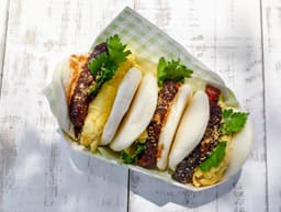 3 mini Braised pork bun